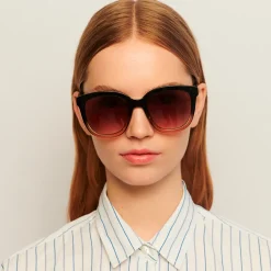 A. Kjærbede solbriller - Billy black/brown transparent