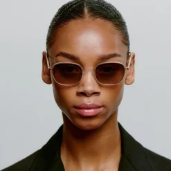 A. Kjærbede solbriller - Hello matte gold