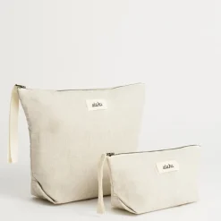 Aiayu toilettaske - Pouch Linen pure nature