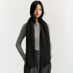 Aiayu tørklæde - William pure dark grey