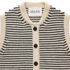 Aiayu vest - Asha mix black navy