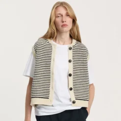 Aiayu vest - Asha mix black navy