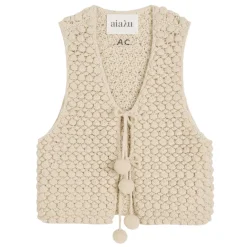 Aiayu vest - Ravi pure ecru