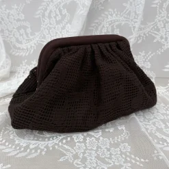 Becksöndergaard clutch - Croflora Bonita hot fudge