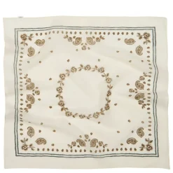 Becksöndergaard tørklæde - Bloom Paisley Cotta birch white