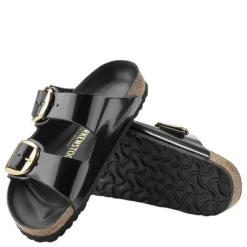 Birkenstock sandal - 1021476 Arizona High-Shine Big Buckle black