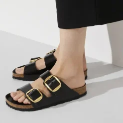 Birkenstock sandal - 1021476 Arizona High-Shine Big Buckle black