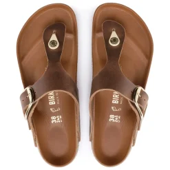 Birkenstock sandal - 1018745 Gizeh Big Buckle cognac