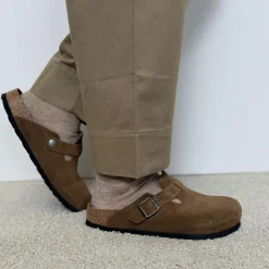 Birkenstock slip-ins - 1030861 Boston BS dark tea tonal