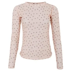 Black Colour bluse - Annie Mesh powder dot