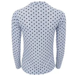 Black Colour bluse - Jennie Dotted Mesh jeans blue