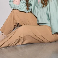 Black Colour bukser - Beate Barrel latte