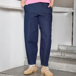 Black Colour bukser - Denice Denim Barrel denim