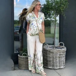 Black Colour bukser - Zennia champagne flower