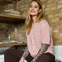 Black Colour cardigan - Dell rose