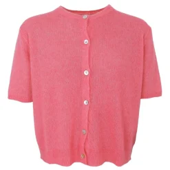 Black Colour cardigan - Dell raspberry