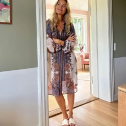 Black Colour kjole - Indigo blue