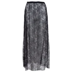 Black Colour nederdel - Franka Lace black