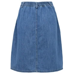 Black Colour nederdel - Nettie Denim mid blue wash