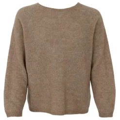 Black Colour strik - Dell LS Knit warm sand