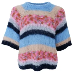 Black Colour strik - Sophie Striped multi