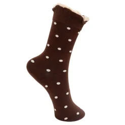 Black Colour strømper - Lumina Dots coffee