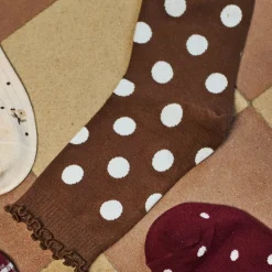 Black Colour strømper - Maike mocca dot