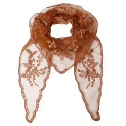 Black Colour tørklæde - Miriana tobacco