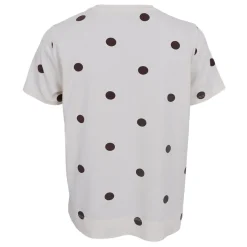 Black Colour t-shirt - Zelda S/S coffee dot