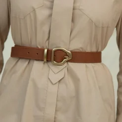 Cala Jade bælte - Ako Mini nutmeg gold