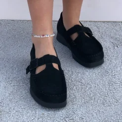 Clarks loafers - Wallabee T-bar black