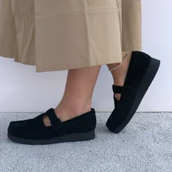 Clarks loafers - Wallabee T-bar black