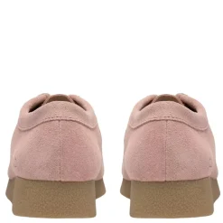 Clarks sko - Wallabee dark light pink suede