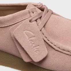 Clarks sko - Wallabee dark light pink suede