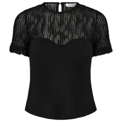 Co'couture bluse - Colton Lace Mix black