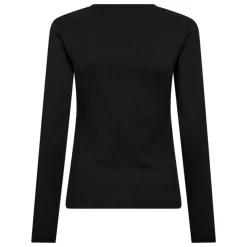 Co'couture bluse - Granny Emboridery LS black