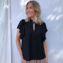 Co'couture bluse - Hera Frill black