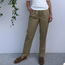 Co'couture bukser - Cotton Crisp khaki