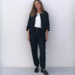 Co'couture jakke - Luna Balloon Zip black