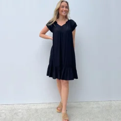 Co'couture kjole - Sunrise Crop black