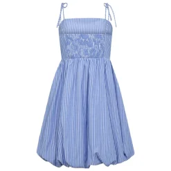 Co'couture kjole - Tea Stripe Balloon blue