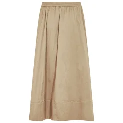 Co'couture nederdel - Cotton Crisp Midi khaki