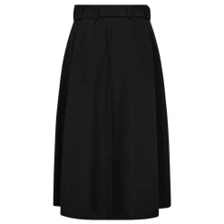 Co'couture nederdel - Luna Belt Midi Pleat black