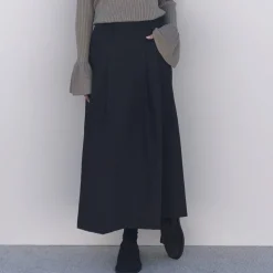 Co'couture nederdel - Luna Pocket Pleat black