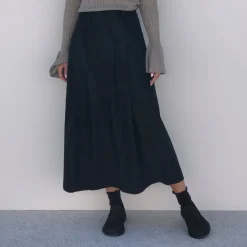 Co'couture nederdel - Luna Pocket Pleat black