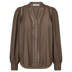 Co'couture skjorte - Notis Lace walnut