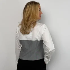 Co'couture skjorte - Polly Corsage Mix white