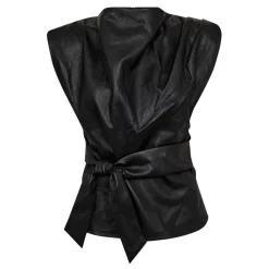 Co'couture top - Gitt Pleat black