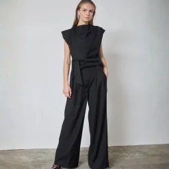 Co'couture top - Saga Pleat black