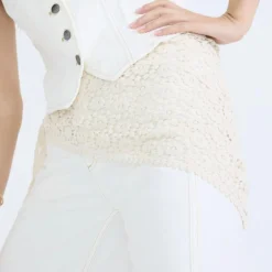 Co'couture tørklæde - Calin Crochet off white
